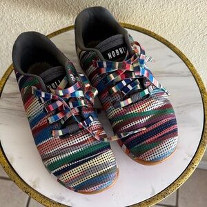 NOBULL Women’s Colorful Striped Low Top Training Sneakers